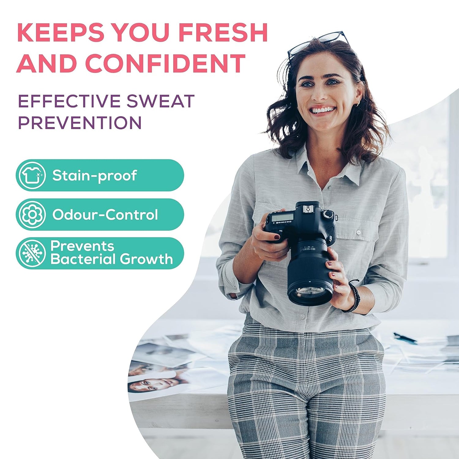 Underarms Sweat Pads Disposable Highly Absorbent Pads Cotton Anti-Allergic Anti Bacteria Anti Smell Underarm Perspiration Pad For Men And Women (Pack of 10) Underarms Sweat Pads Disposable Highly Absorbent Pads Cotton Anti-Allergic Anti Bacteria Anti Smell Underarm Perspiration Pad For Men And Women (Pack of 10)